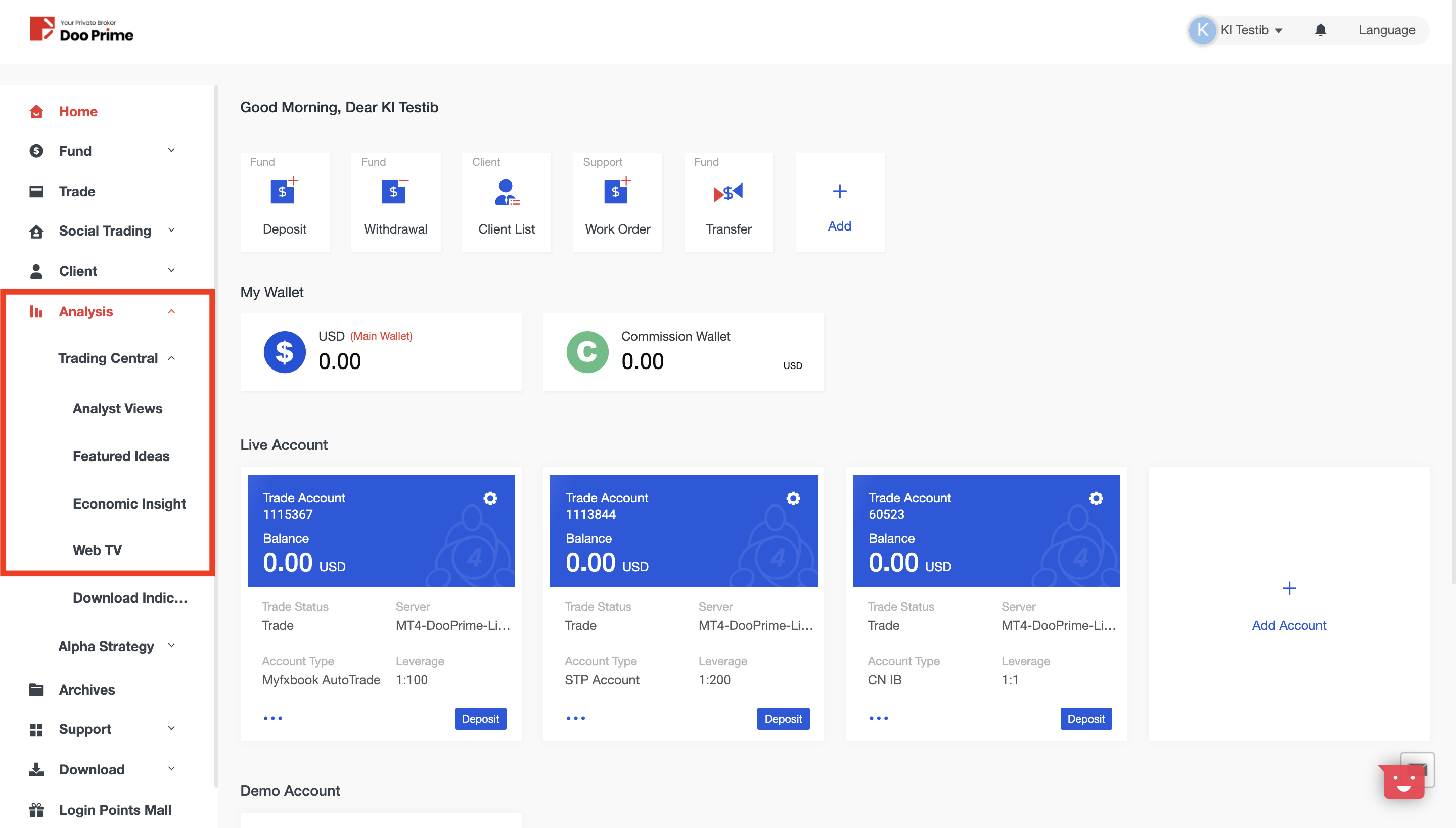 How To Access The Trading Central Platform